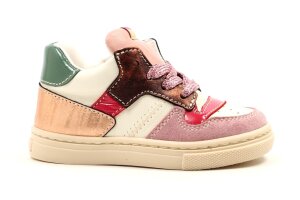 Rondinella baskettertjes, roze multi (maat 21-28)