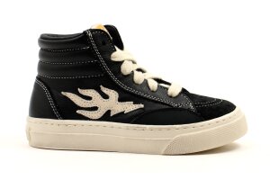 Ocra basketters, zwart (maat 25-34)