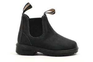 Blundstone chelsea boot, Waxed antraciet (maat 24-35)