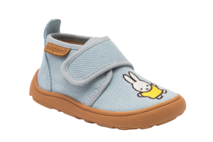 Bisgaard barefoot pantoffel, nijntje lichtblauw (maat 19-26)