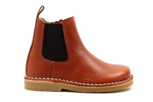 Petasil kort laarsje, warmgevoerd cognac (maat 22-35)