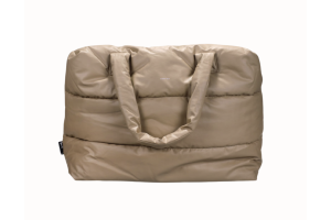 Tinne + Mia weekend bag, camel big puffy weekend bag