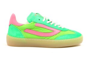 Rondinella sneaker, fluogroen (maat 30-40)