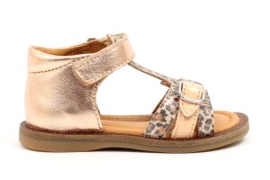 Romagnoli sandaaltje, rosé/leopard (maat 21-29)