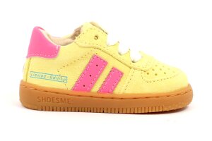 Shoesme sneakertje, geel/roze (maat 19-23)