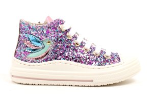 Bana & Co basketter, fuchsia glitter (maat 24-35)