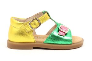 Beberlis sandaaltjes, multicolor metallic (maat 20-25)