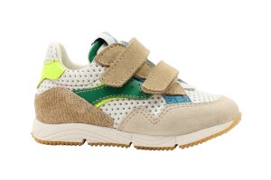 Ocra runners, wit/groen (maat 20-26)