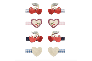 Mimi & Lula, Red cherries mini clips