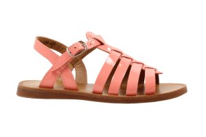 Pom d'Api sandaal, lak roze (maat 26-38)