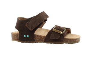 Bunnies sandalen, donkerbruin (maat 24-35)
