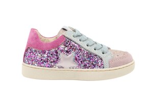 Stones and Bones sneaker, glitter lila (maat 24-35)