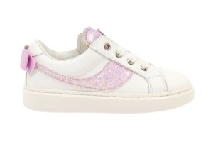 Beberlis sneakers, wit/lila (maat 26-35)