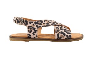 Romagnoli sandaal, roze leopard (maat 31-40)