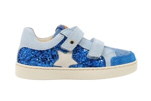 Stones and Bones sneaker, glitter blauw (maat 24-35)