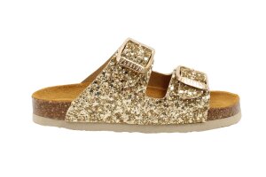 Plakton slipper, glitter goud (maat 26-35)