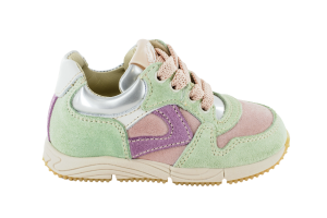 Stones and Bones runners, munt/roze (maat 20-26)