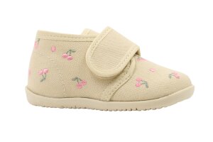 Naturino pantoffel, ecru kersjes maat 20-32)
