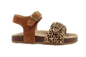Shoesme sandalen, cognac/ leopard (maat 23-35)