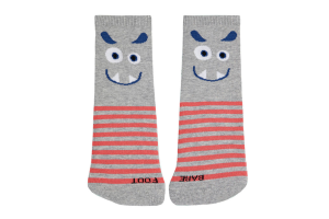 Condor barefoot sok, 221 monster grijs (maat 16/18 - 32/35)