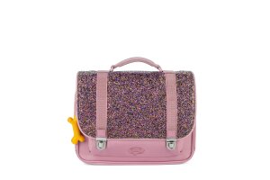 Stones and Bones boekentas, Lagere school glitter Lila